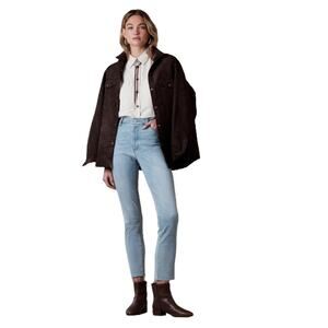 Banana Republic Skinny Zero Raw Hem Distressed Light Blue Jeans - Size‎ 29